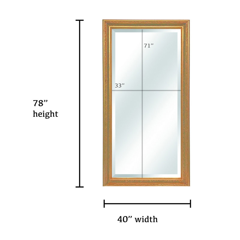 Astoria Grand Markham Rectangle Wood Mirror Wayfair